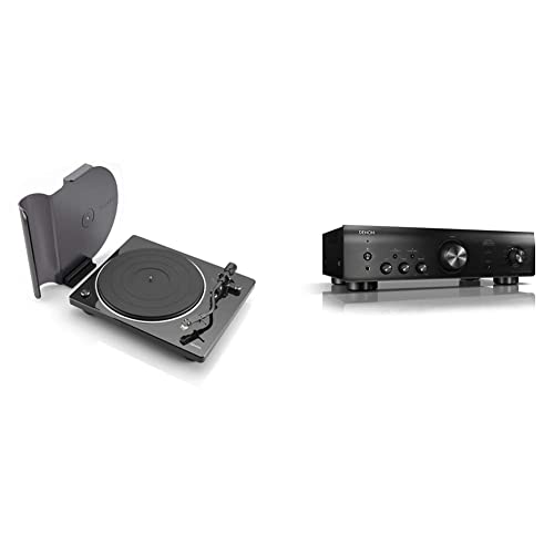 Denon DP-400 Semi-Automatic Analog Turntable & PMA-600NE Stereo Integrated Amplifier | Bluetooth Connectivity | 70W x 2 Channels | Built-in DAC and Phono Pre-Amp | Analog Mode