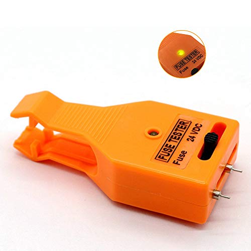 IZTOSS DC 24V Automotive ATO/ATC ATM Blade and Glass Tube Fuse Tester Puller for Mini/Standard Blade Fuse