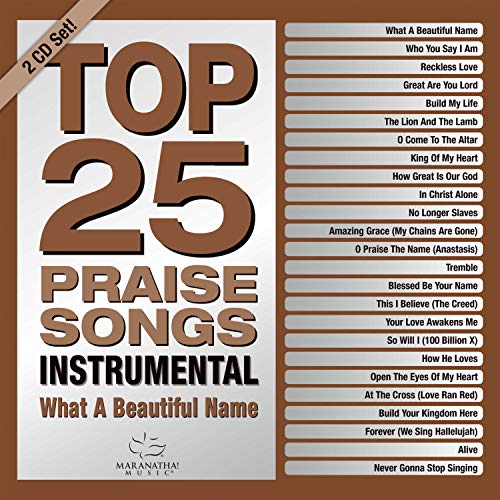 Top 25 Praise Songs Instrumental-What A Beautiful Name [2 CD]