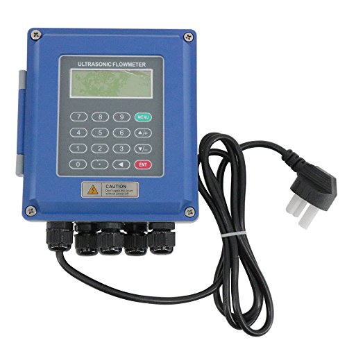 Graigar TUF-2000B+TM-1 Digital Ultrasonic Flow Meters Flowmeter DN50-700mm 1.97-27.56in with Medium Clamp-on Sensor TM-1