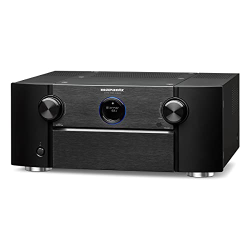 Marantz AV8805A AV Pre-Amplifier - 13.2 Channel, Advanced 8K Upscaling, IMAX Enhanced, Auro-3D, Dolby Atmos & DTS, Wireless Streaming via Wi-Fi, Bluetooth, AirPlay 2 & HEOS, Amazon Alexa, Audyssey EQ