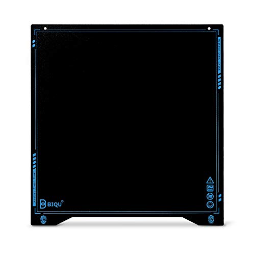 BIQU SSS Ultra-Flexible Removable Spring Steel Sheet Surface Heated Bed Platform 235x235MM Printing Build Plate for BIQU B1/Ender 3/Ender3 Pro//Ender 3 V2/Ender 5 Pro/Ender 5 3D Printer
