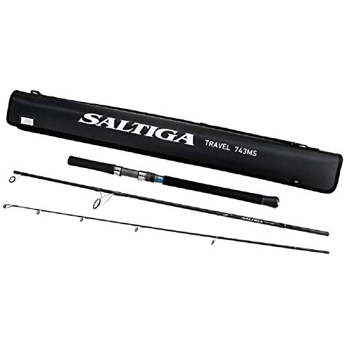 Daiwa SATR632MHS Saltiga Saltwater Travel Rod, Sections= 2, Line Wt. = 30-50 Braid, Multi, One Size