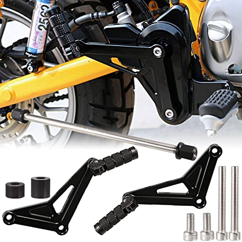 Rear Passenger Footrest Foot Pegs Bracket For Honda 2018-2022 Monkey 125 (Black)