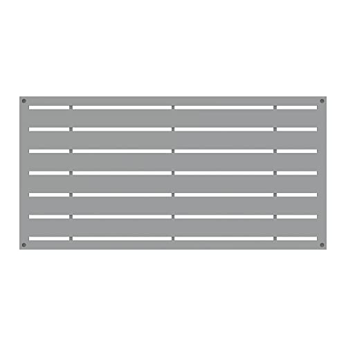 Barrette Outdoor Living 73050384 Boardwalk Decorative Screen Panel, Gray