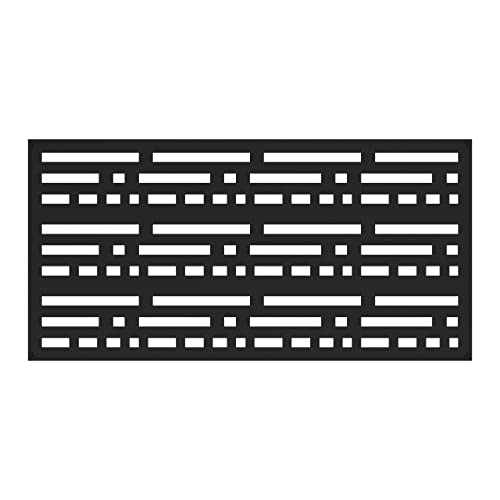 Barrette Outdoor Living 73030577 Morse Decorative Screen Panel, Black