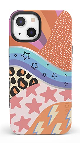 Casely iPhone 14 Plus Case | and I OOP | Mixed Swatch Case (Bold + Compatible with MagSafe)