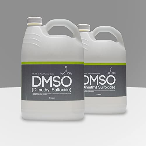 DMSO Two Gallons (7.57 Liter) Non-diluted 99.995% Low Odor Pharma Grade Liquid