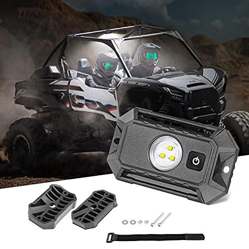 LTEODCHEW LED Dome Light with Switch Universal LED Light Utility Roll Cage Light Car Interior Reading Light Flush Mount Neon Light UTV ATV Truck RZR Polaris Ranger Can-Am Off-Road