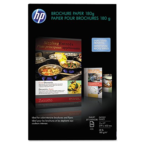 Hp Cg932a Inkjet Brochure/Flyer Paper, 98 Brightness, 48Lb, 11 X 17, White, 150 Shts/Pk