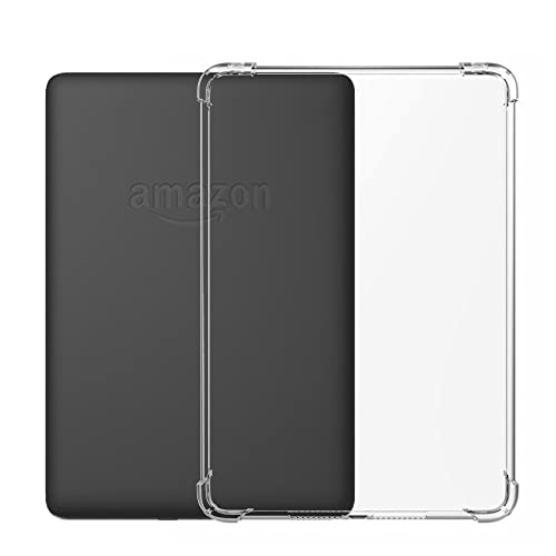 Diamond Case for Clear Kindle 10th Gen (2019), [Non Yellowing] [Military Drop Protection But Not Bulky] Slim Fit Hard Kindle Case with Non-Slip TPU Bumper for 6" Kindle 10th Gen 2019
