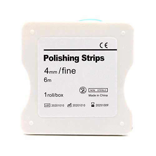 Dental Polishing Strip Floss Tape for Teeth Dental Finishing Whitening Strips Teeth Cleaning Tool Dental Filling Tape Tooth File Strip (Blue)