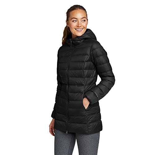 Eddie Bauer Women's CirrusLite Down Parka, Black, Large