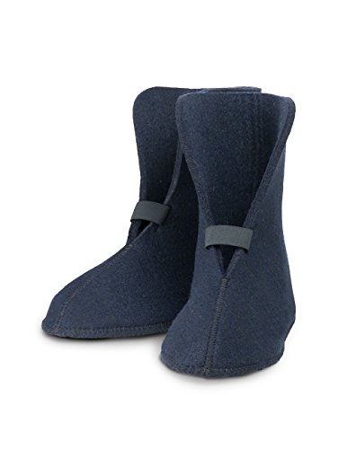 Wool Felt Replacement Boot Liners: 75% Wool, Navy Blue (826 BB) - Tall Boot (approx 12 high), Size 8