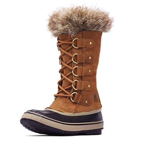 Sorel Women's Joan of Arctic Waterproof Boot - Camel Brown, Black - Size 8