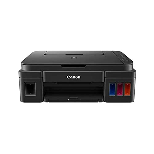 Canon PIXMA G3202 Wireless MegaTank All-in-One Inkjet Color Printer, Print & Copy & Scan, 8.3ppm, Compact Design, Wireless & Photo Printing, Wi-Fi, Bundle with Printer Cable