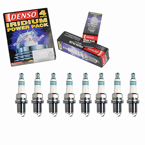 8 pc DENSO Iridium Power Spark Plugs compatible with Toyota Tundra 4.7L V8 2000-2009 Ignition Wire Secondary