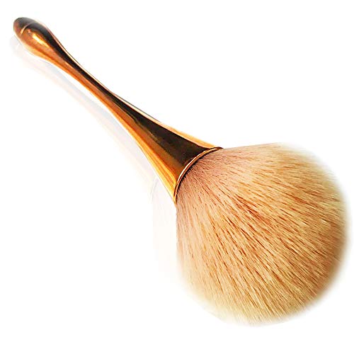 Super Large Mineral Powder Brush, Nail Brushes Kabuki Makeup Brushes Soft Fluffy Foundation Brush Blush Brush,Professional Powder Brushfor Daily Makeup(Rose Gold color) 