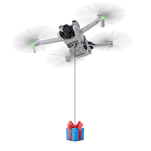 FLYDrone Drone Airdrop System for DJI Mini 3 Pro/Mini 3/Mini SE/Mini 2/Mini 2 SE Accessories, Payload/Delivery/Transport Drop Release Device for DJI Mini Series Drone