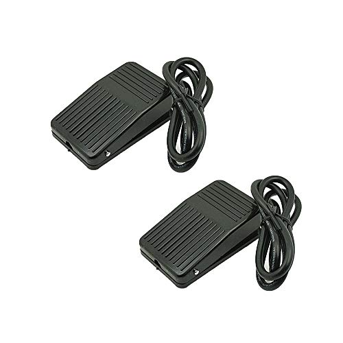 Ximimark 2 Pc Momentary Foot Controller Pedal Switch AC220V 10A SPDT Foot Switch