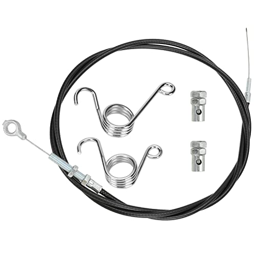 YOXUFA 71 inch Throttle Cable Brake Return Throttle Pedal Springs Kit for Predator 212cc Engine GX160 GX200 196cc 8252-1390 Manco ASW Kandi American Sportworks Go Kart Mini Bike Lawn Mower Parts