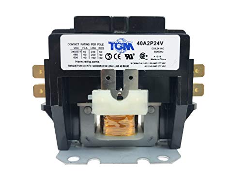 TGM Contactor 2 Pole 40 Amps 24 Coil Voltage Heavy Duty