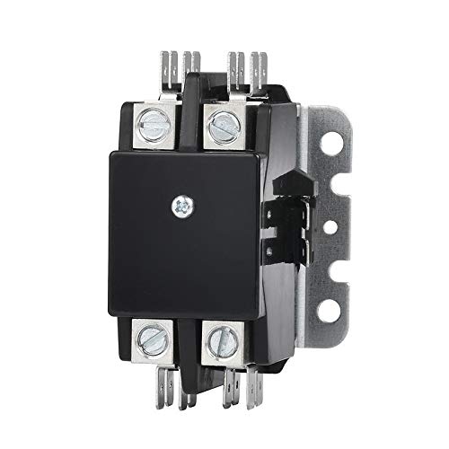 Sunlee controls 2 Pole 40 AMP 30 AMP contactor 24VAC coil 45GG20AJ Replacement Relays for Air Conditioner, Heat Pump, Refrigeration Systems