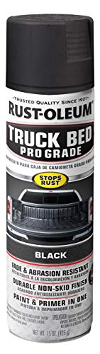 Rust-Oleum 272741 Automotive Professional Grade Truck Bed Coating Spray, 15 oz, Matte Black