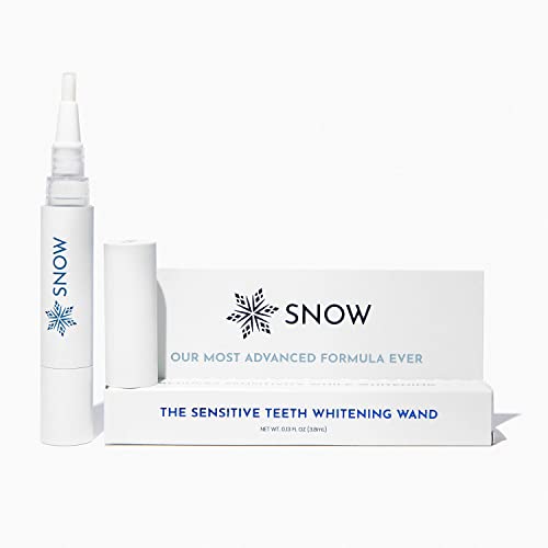 Snow Sensitive-Strength Teeth Whitener Wands, Teeth Whitening Refill, Easy to Use Teeth Whitener Pen, Teeth Whitening Pen Gel Refill, Oral Care Essentials & Whitener for Your Teeth - Pack of 1