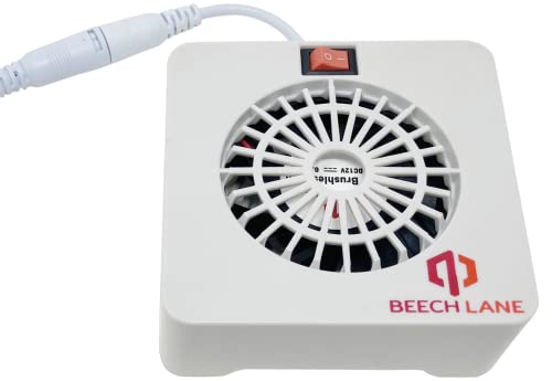 Beech Lane 12V RV Fridge Fan, Wired Connection Provides Constant Power, No Batteries, More Air Output Than Battery Fans, On and Off Switch, Recirculates Falling Cold Air