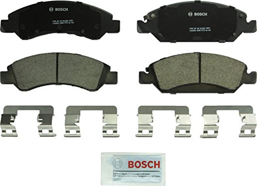 BOSCH BC1363 QuietCast Premium Ceramic Disc Brake Pad Set - Compatible With Select Cadillac Escalade, XTS; Chevrolet Avalanche, Silverado, Suburban, Tahoe; GMC Savana, Sierra, Yukon XL + More; FRONT