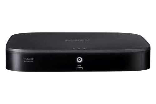 Lorex D863A62B Fusion 4K 20-Channel (16 Wired and 4 Fusion Wi-Fi) 2TB Digital Video Recorder