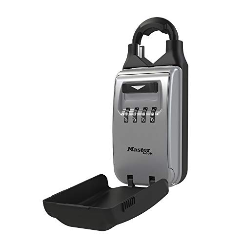Master Lock 5420EC Set Your Own Combination Portable Lock Box with Adjustable Shackle, 6 Key Capacity