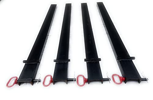 Heavy-Duty Pipe Stake for Flatbed Trailer $224 - Gooseneck - Hotshot - 4ft - US-Welding - Trailer Pocket Stakes  Solid Stock Stopper 4 Ft Stake  Stake Pocket Tie Down Anchor