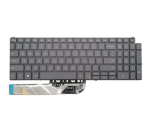 Replacement Keyboard for Dell inspiron 15 3501 3502 3505 5501 5502 5508 5584 5590 5593 5594 5598, inspiron 15 7500 7501 7590 7591, Latitude 3510 Series Laptop Black Frame with Backlit US Layout