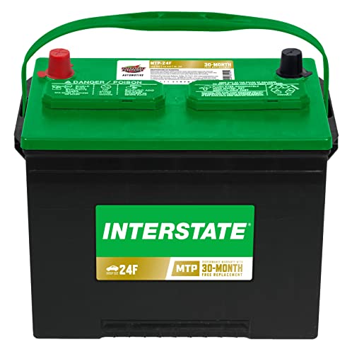 Interstate Batteries Group 24F Car Battery Replacement (MTP-24F) 12V, 750 CCA, 30 Month Warranty, Replacement Automotive Battery for Cars, Trucks, SUVs, Minivans