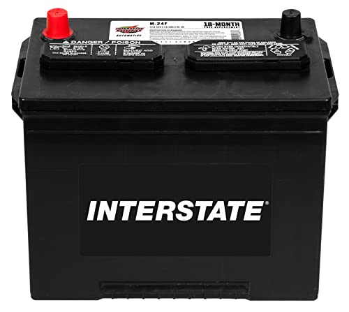Interstate Batteries Group 24F Car Battery Replacement (M-24F) 12V, 530 CCA, 18 Month Warranty, Replacement Automotive Battery for Cars and Trucks