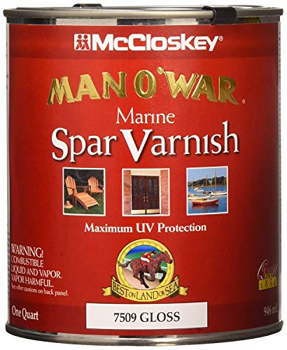 McCloskey/Valspar 80-0007509-07 Man O'War Spar Marine Varnish - Gloss ~ 1 Gallon by McCloskey