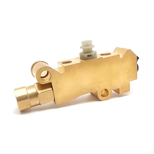 Combination-Proportioning Valve, PV2 172-1353 PV71 Disc/Drum Brakes, Front Drum Rear Brake Brass, Replacement for GM Chevy Ford Street Rod Classic Car Truck