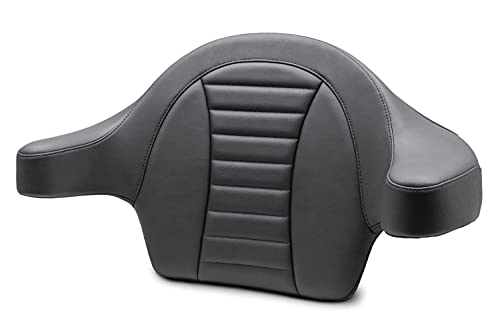 Mustang Motorcycle Seats 79014 Super Touring Deluxe Extended Arm Wrap-Around Backrest for Harley-Davidson Electra Glide Standard, Road Glide, Road King & Street Glide 2014-'21, Deluxe, Black