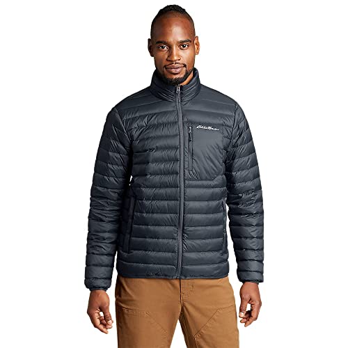 Eddie Bauer Men's StratusTherm Down Jacket, Storm, Medium