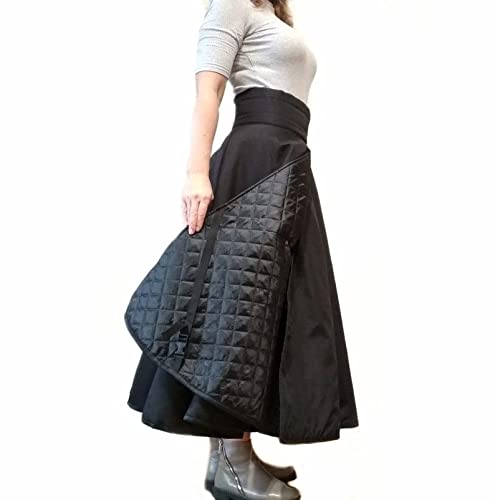 Equestrian riding skirt for women | Winter riding gear | Rainproof clothing (S-M-L : 24-41 inch / 62-104 cm)