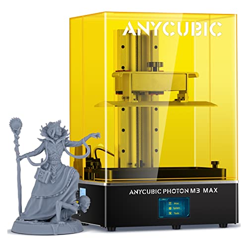 ANYCUBIC Photon M3 Max Resin 7K 13.6 Inch UV LCD 3D Printer, Automatic Feeding Resin, Fast Printing, High Precision, Printing Size 13.0 x 11.7 x 6.5