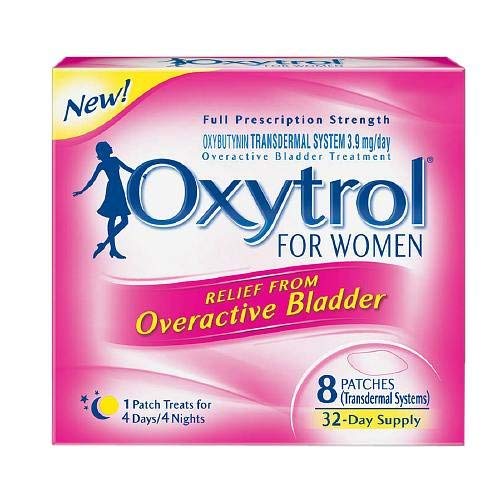 Oxytrol for Women Overactive Bladder Transdermal Patch 8-Count (Pack of 3)