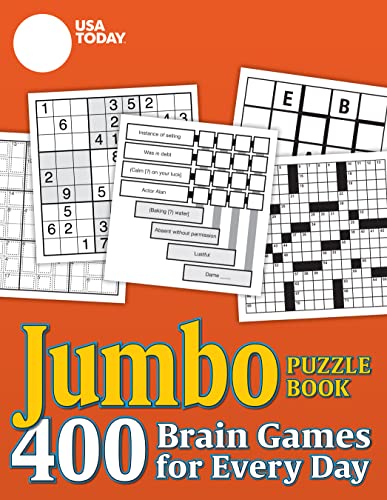 USA TODAY Jumbo Puzzle Book: 400 Brain Games for Every Day (USA Today Puzzles) (Volume 8)