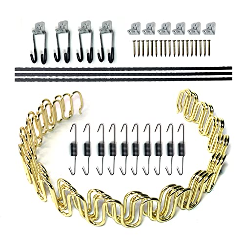 Kaupuar 27" Couch Upholstery Spring Replacement Kit for Repair Sofa Recliner Parts Chair fix Sagging Cushions Furniture seat