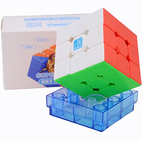 Bukefuno MoYu Super RS3M 2022 Maglev Ball Core 3x3 Version Magnetic Speed Cube Stickerless MFJS Magic Puzzle 3x3x3 Cube Moyu 2022 Super RS3M Maglev Ball-Core Version Cubes
