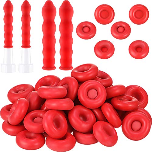 Caulk Cap Caulk Saving Cap Caulk Sealer Saver Open Caulking Tube for Sealing and Preserving, Red (35 Pieces)