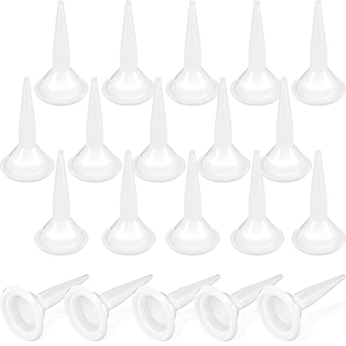 20 Pieces Caulking Nozzles Cones Nozzles Caulking Nozzle Tips Replacement for Sausage Caulking Caulk Applicator Tool