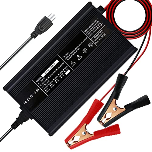 ExpertPower 24V 20A Smart Charger for Lithium LiFePO4 Deep Cycle Rechargeable Batteries